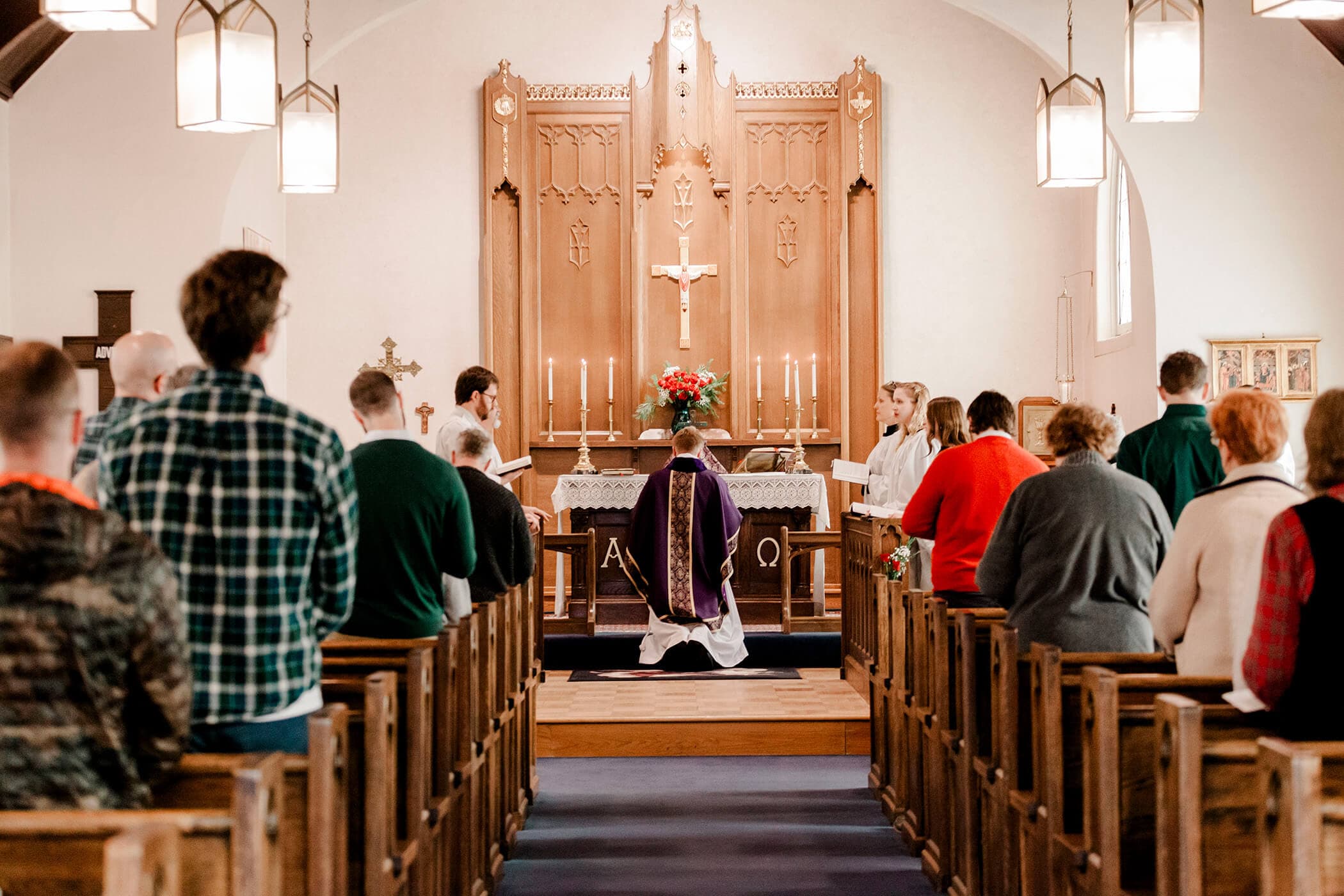 St. Andrew's congregation gathered for Holy Eucharist